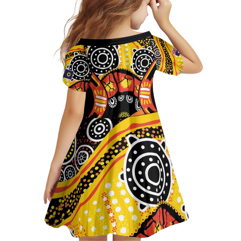 Western Australia Golden State Family Matching Off Shoulder Short Dress and Hawaiian Shirt