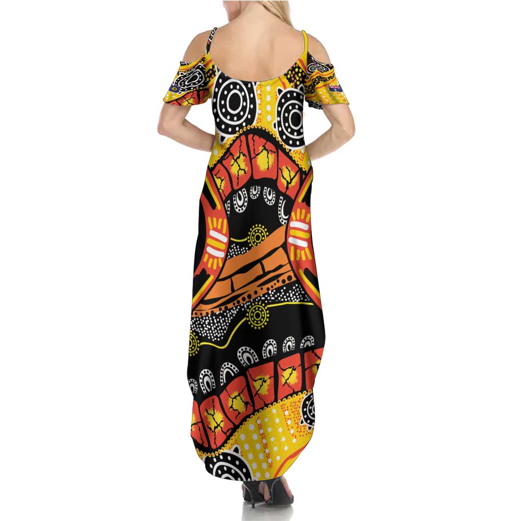 Western Australia Golden State Family Matching Summer Maxi Dress and Hawaiian Shirt