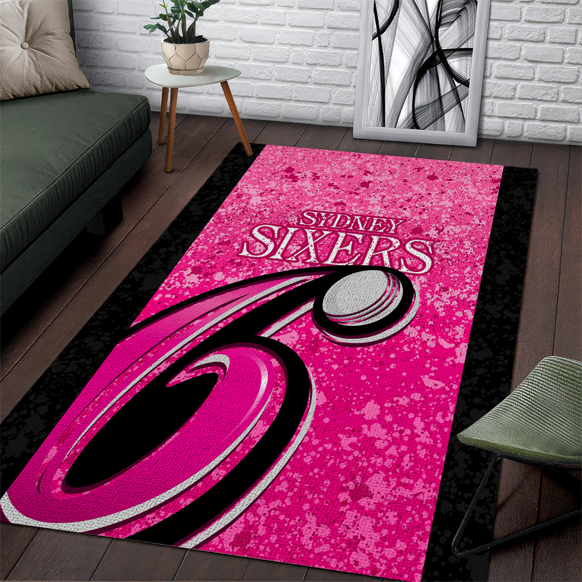 sydney-sixers-custom-area-rug-bbl-cricket-team-2024