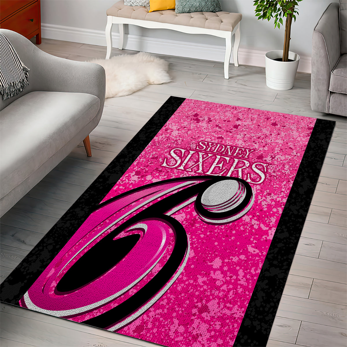 sydney-sixers-custom-area-rug-bbl-cricket-team-2024