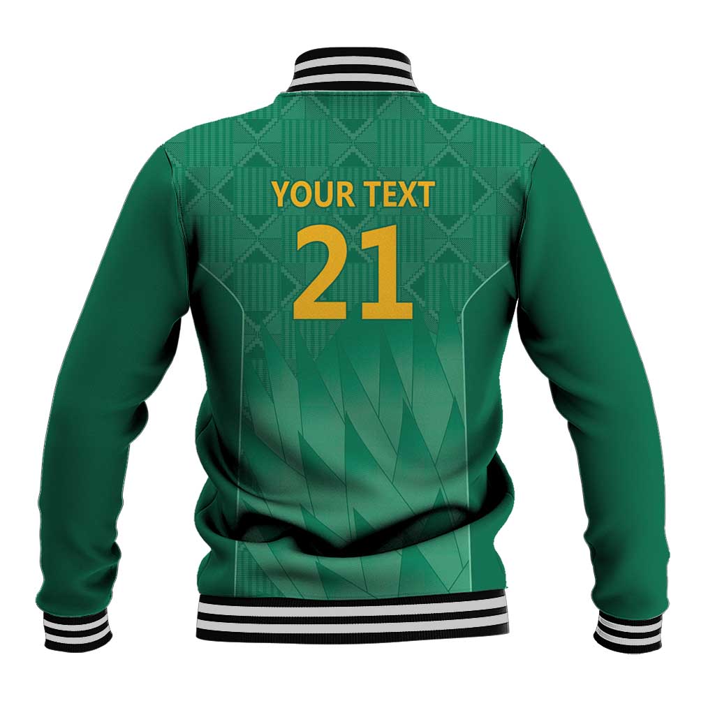 South Africa Cricket Custom Baseball Jacket Proteas Green