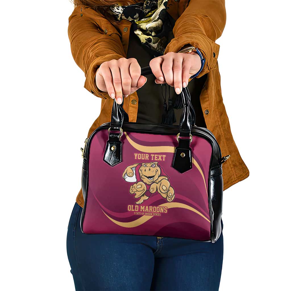 Custom QLD Maroons Cane Toad Shoulder Handbag Queensland Origin No1