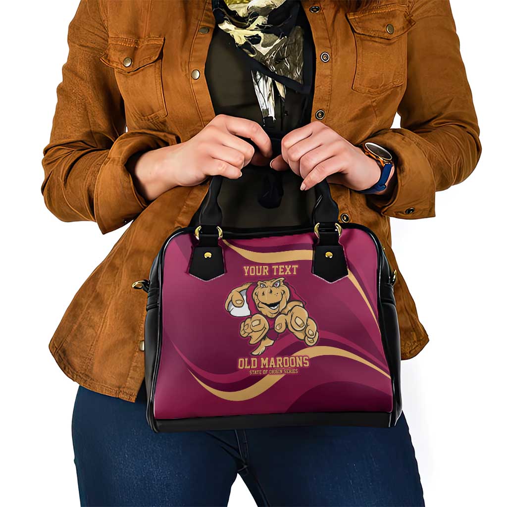 Custom QLD Maroons Cane Toad Shoulder Handbag Queensland Origin No1