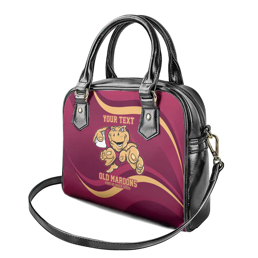 Custom QLD Maroons Cane Toad Shoulder Handbag Queensland Origin No1