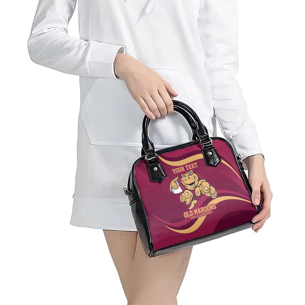 Custom QLD Maroons Cane Toad Shoulder Handbag Queensland Origin No1