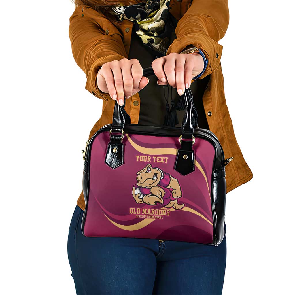 Custom QLD Maroons Cane Toad Shoulder Handbag Queensland Origin No2