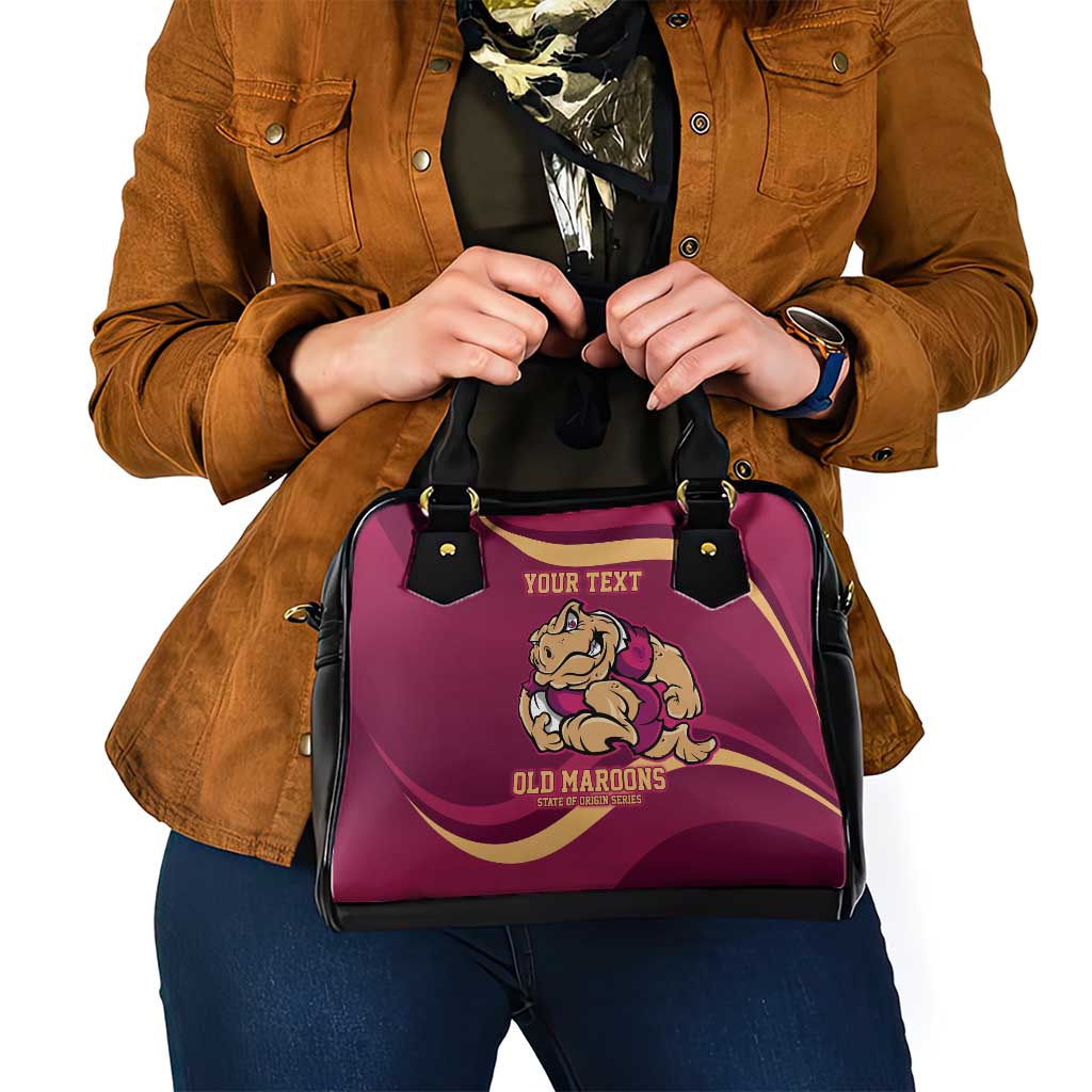 Custom QLD Maroons Cane Toad Shoulder Handbag Queensland Origin No2