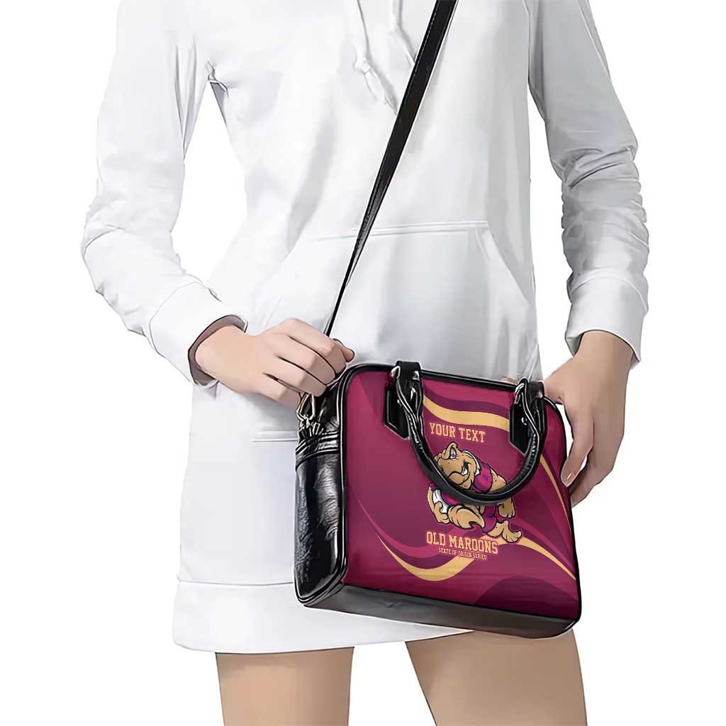 Custom QLD Maroons Cane Toad Shoulder Handbag Queensland Origin No2