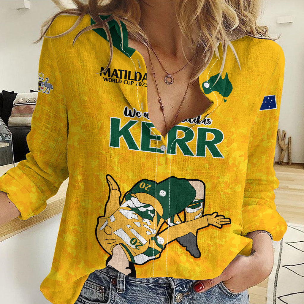 Sam Kerr Matildas Women Casual Shirt Australia Soccer Go World Cup 2023 LT9