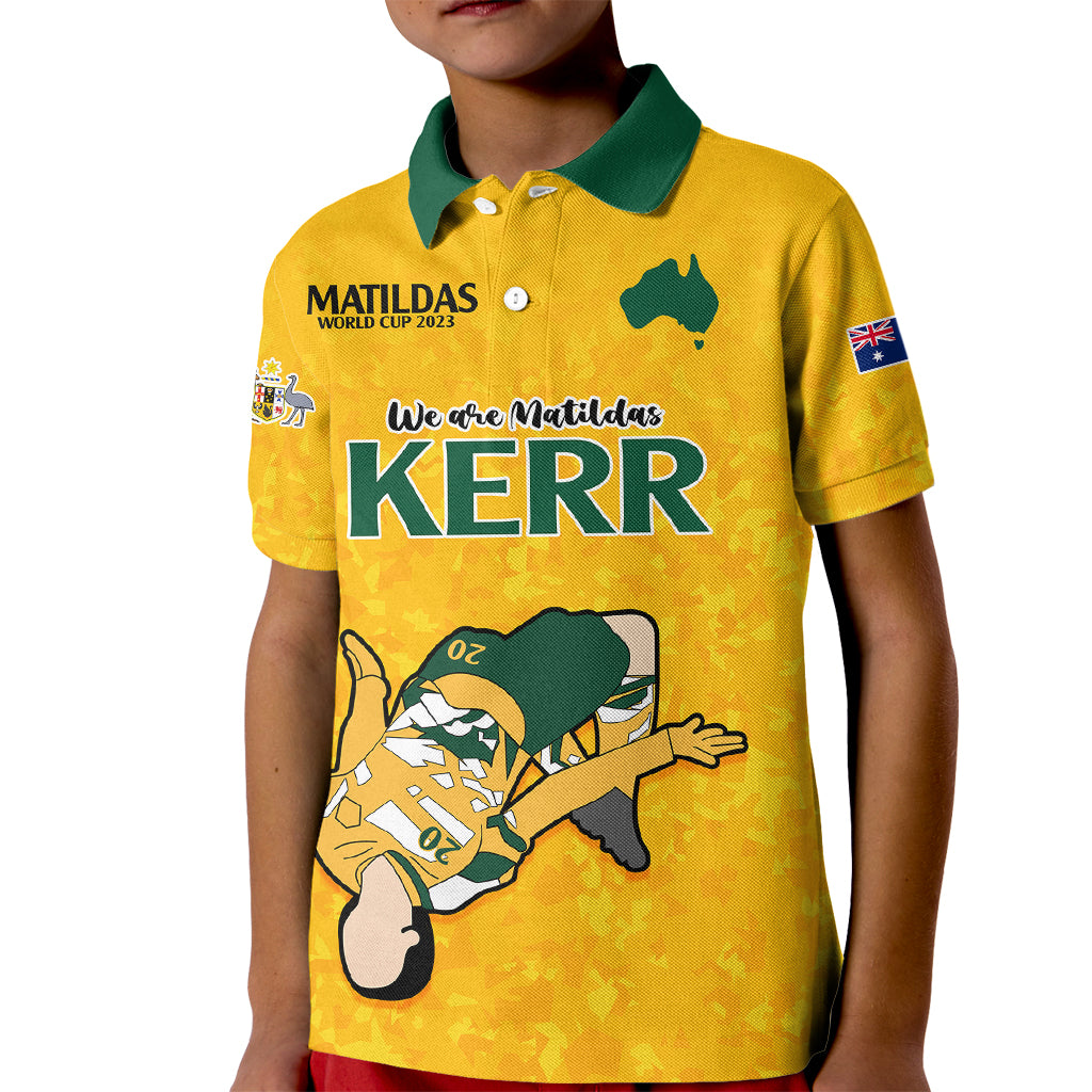 custom-sam-kerr-matildas-kid-polo-shirt-australia-soccer-go-world-cup-2023