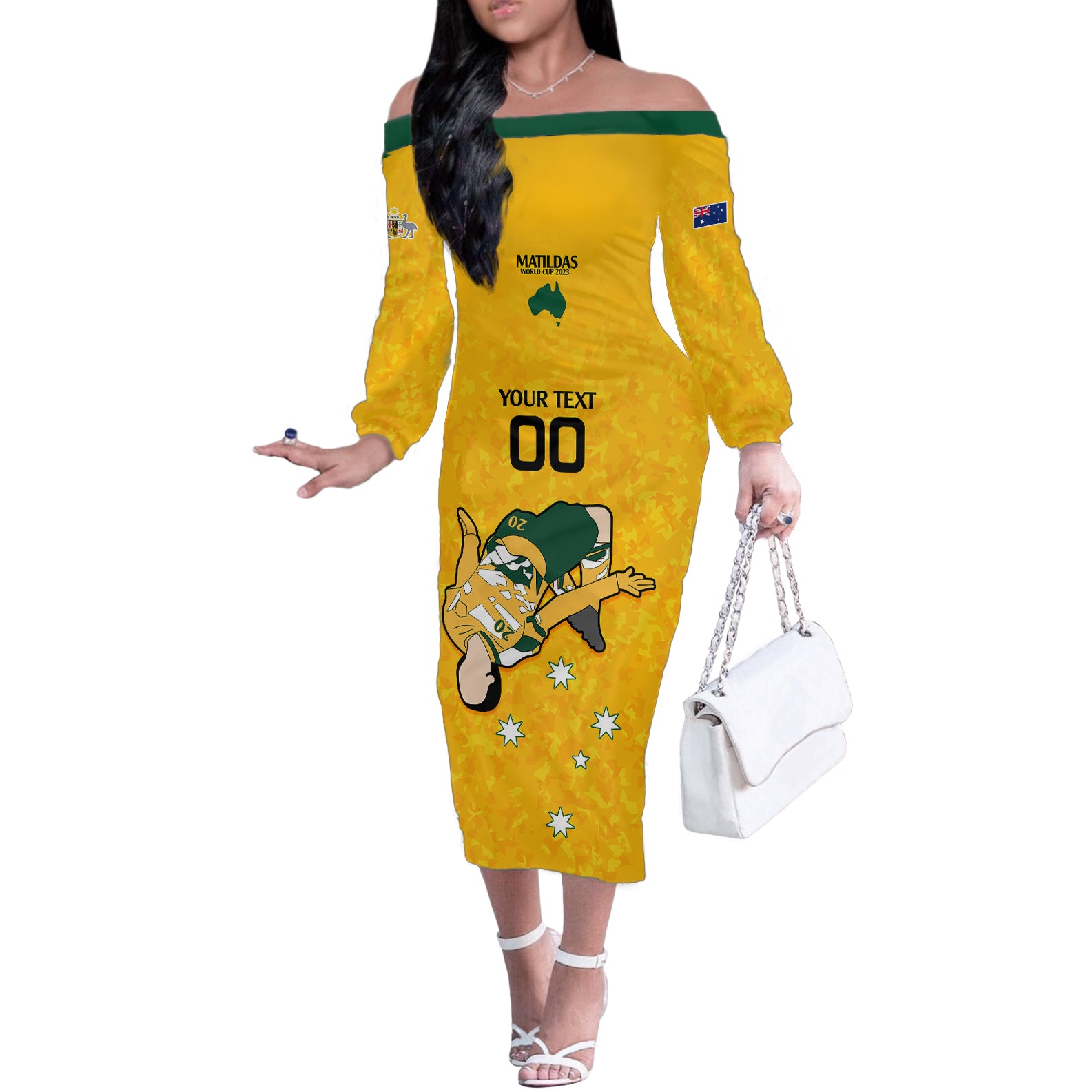 custom-sam-kerr-matildas-off-the-shoulder-long-sleeve-dress-australia-soccer-go-world-cup-2023