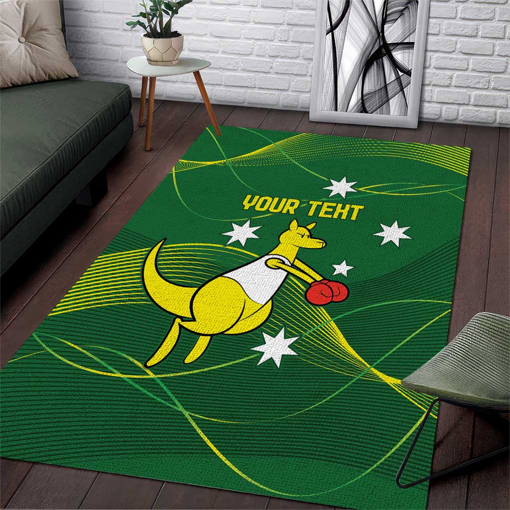 Personalised Australia Go Paris 2024 Area Rug National Color Ver1