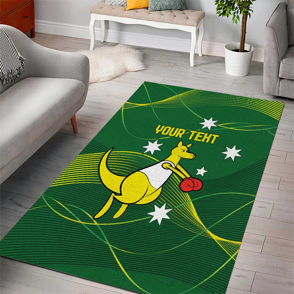 Personalised Australia Go Paris 2024 Area Rug National Color Ver1