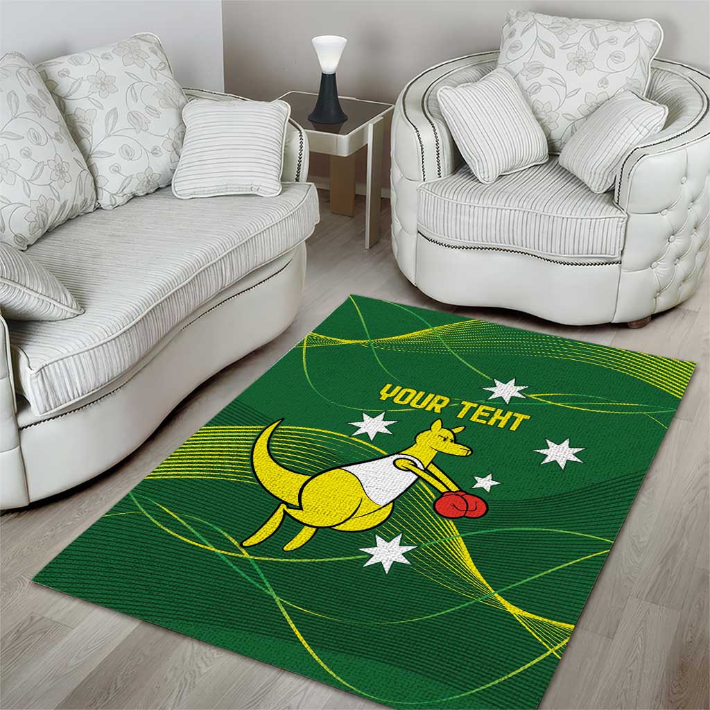 Personalised Australia Go Paris 2024 Area Rug National Color Ver1