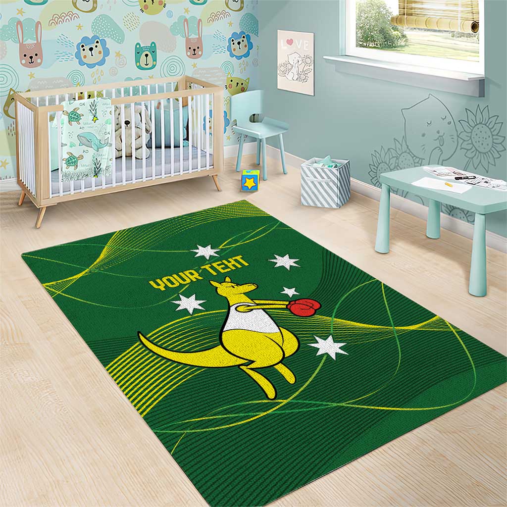 Personalised Australia Go Paris 2024 Area Rug National Color Ver1