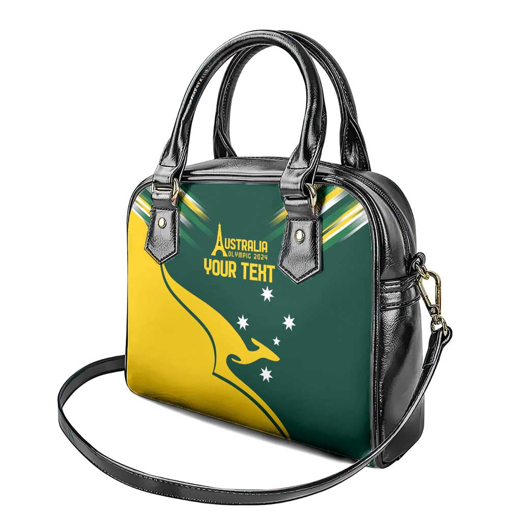 Personalised Australia Go Paris 2024 Shoulder Handbag National Color Ver2