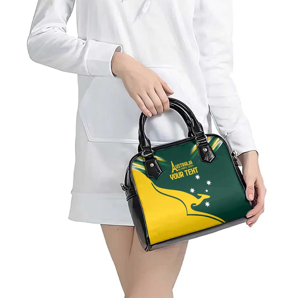 Personalised Australia Go Paris 2024 Shoulder Handbag National Color Ver2