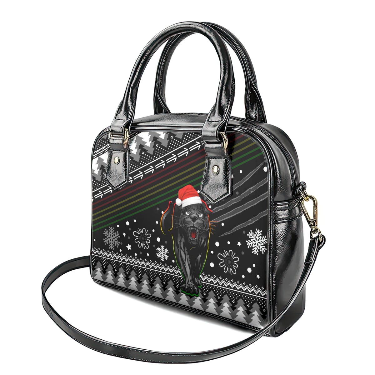 panthers-rugby-shoulder-handbag-go-the-mighty-panthers-2023-christmas-vibe-unique