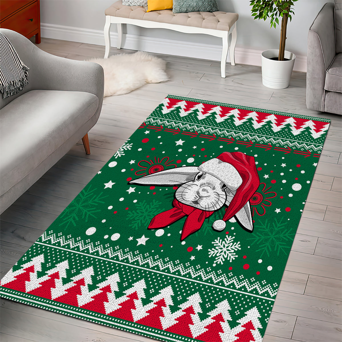 rabbitohs-rugby-area-rug-glory-glory-the-south-2023-christmas-vibe-unique