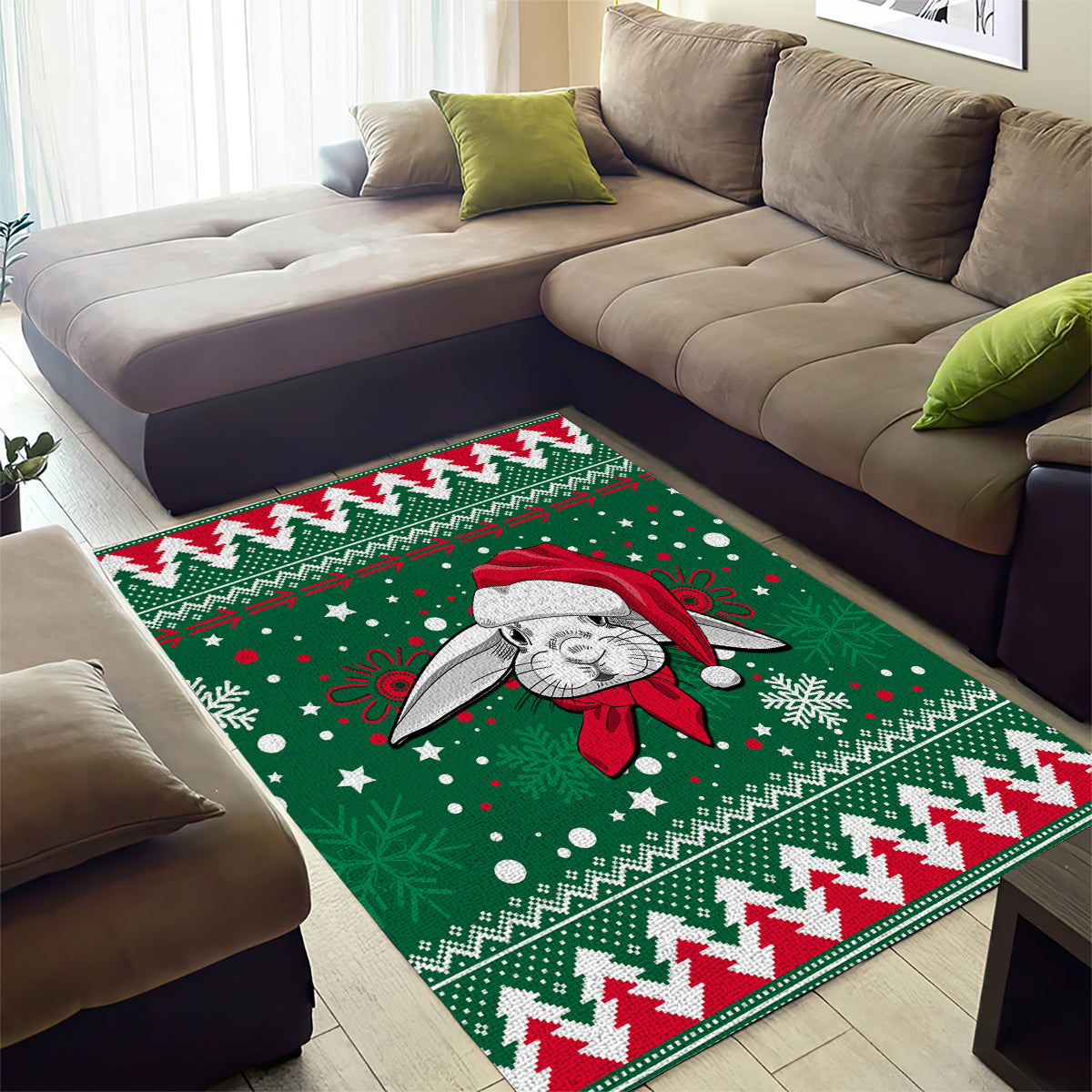 rabbitohs-rugby-area-rug-glory-glory-the-south-2023-christmas-vibe-unique