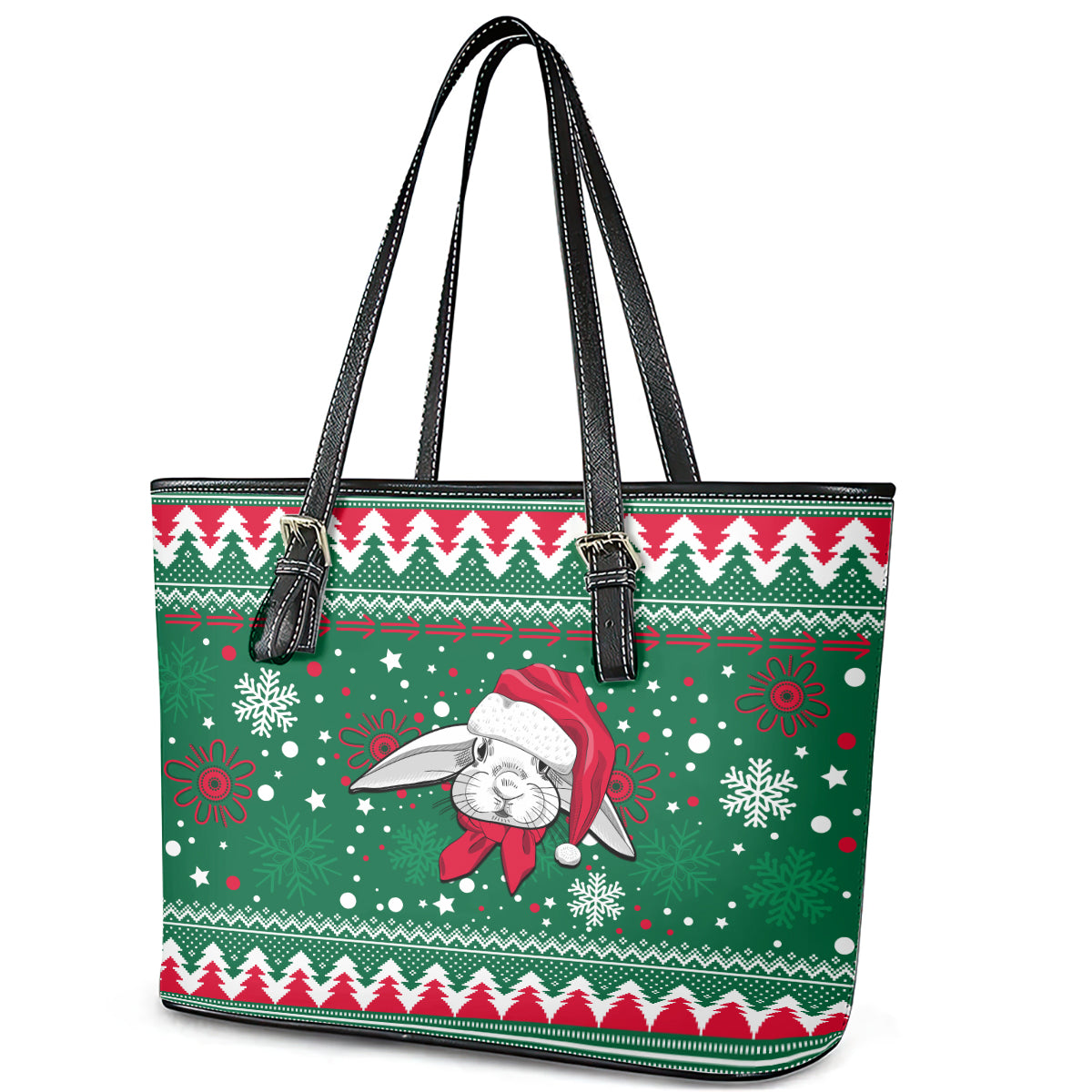 rabbitohs-rugby-leather-tote-bag-glory-glory-the-south-2023-christmas-vibe-unique