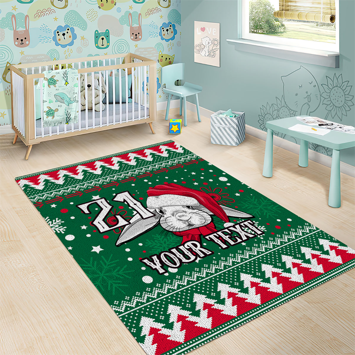 custom-rabbitohs-rugby-area-rug-glory-glory-the-south-2023-christmas-vibe-unique