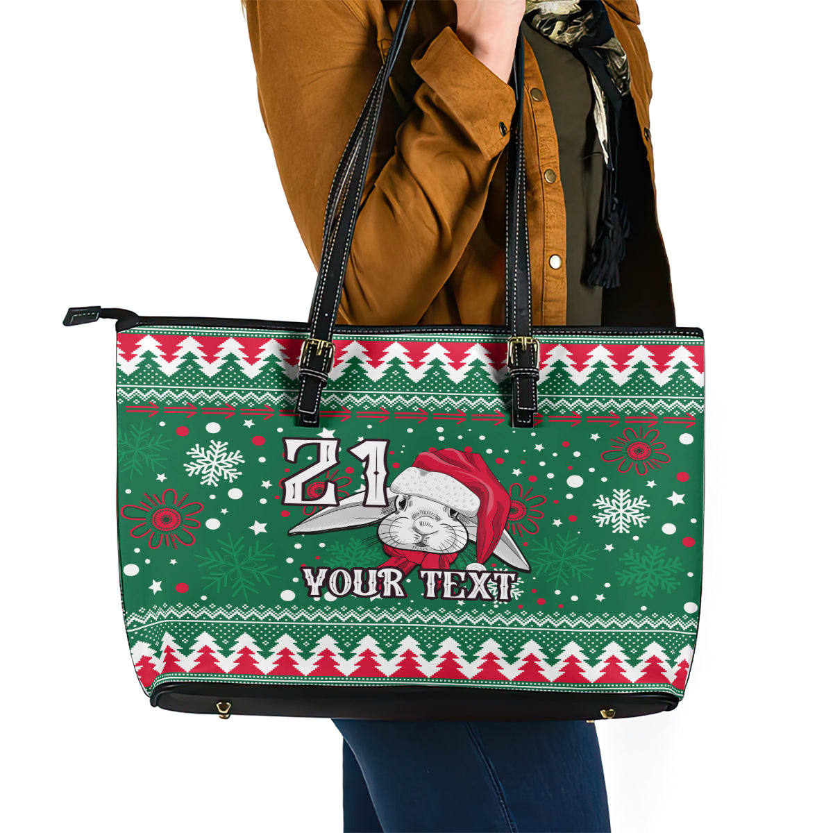 custom-rabbitohs-rugby-leather-tote-bag-glory-glory-the-south-2023-christmas-vibe-unique