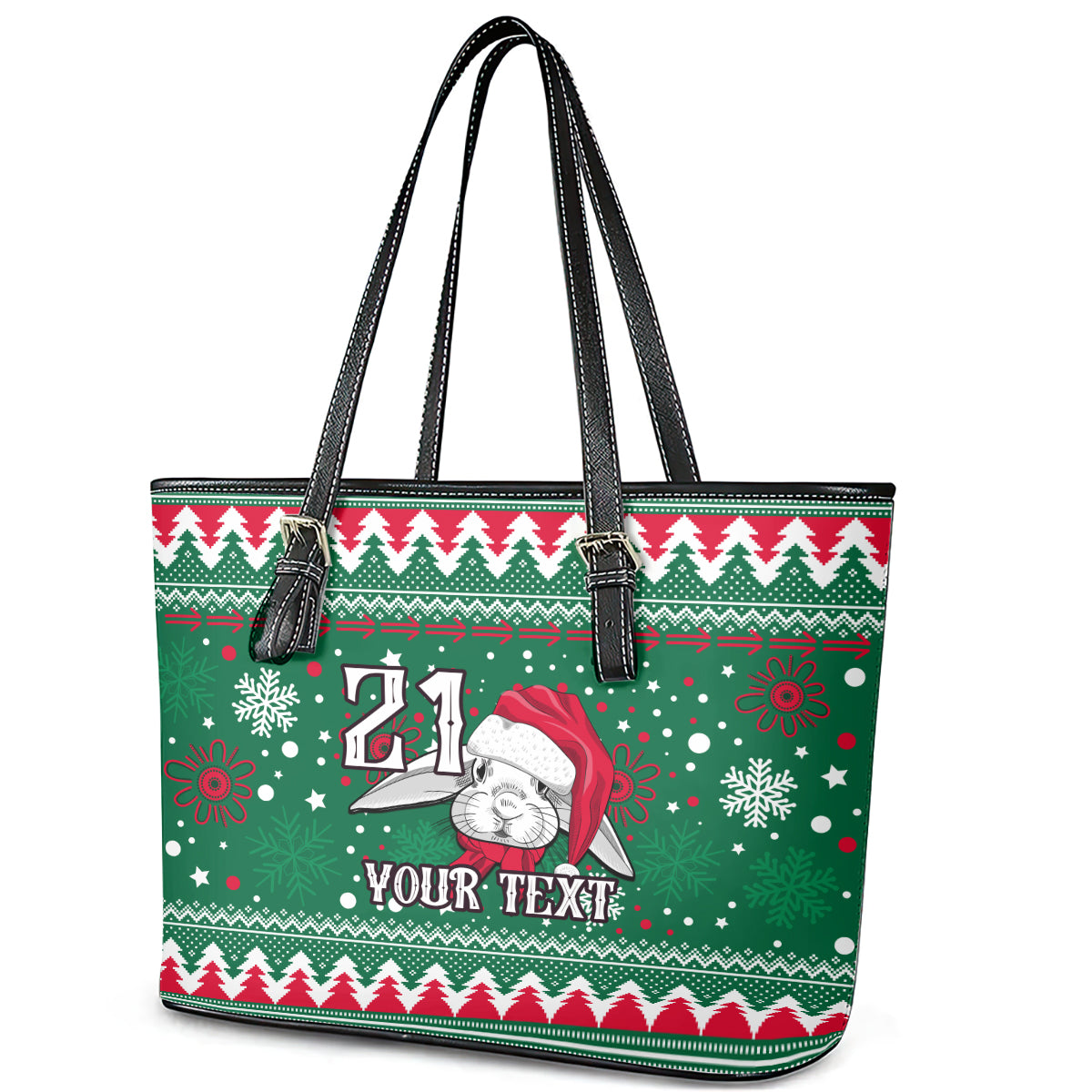 custom-rabbitohs-rugby-leather-tote-bag-glory-glory-the-south-2023-christmas-vibe-unique