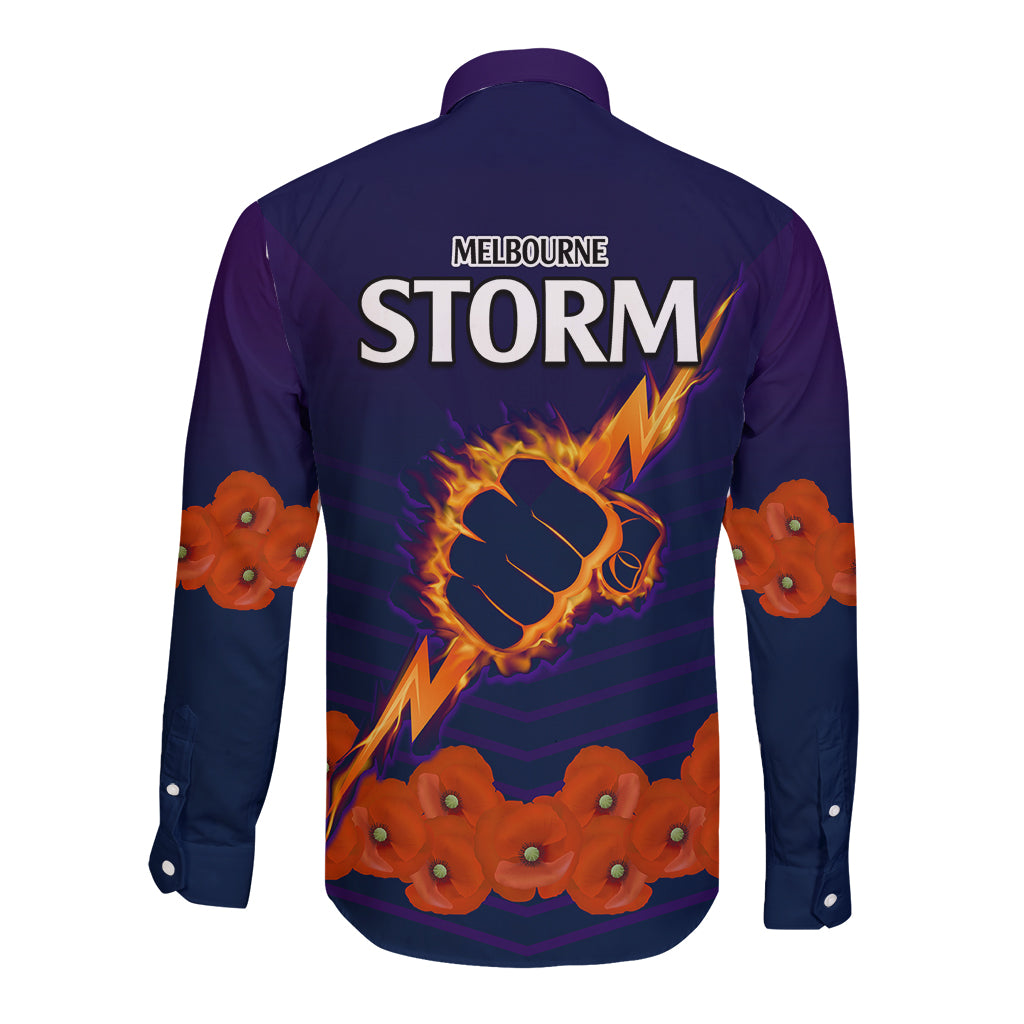 anzac-2023-melbourne-storm-rugby-long-sleeve-button-shirt-poppy-flowers-sporty-style