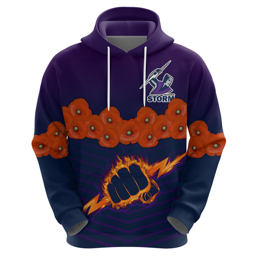 custom-text-and-number-anzac-2023-melbourne-storm-rugby-hoodie-poppy-flowers-sporty-style