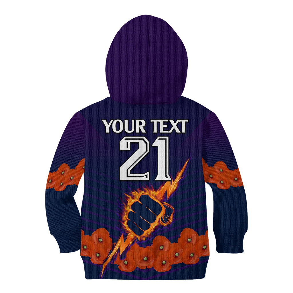 custom-text-and-number-anzac-2023-melbourne-storm-rugby-kid-hoodie-poppy-flowers-sporty-style