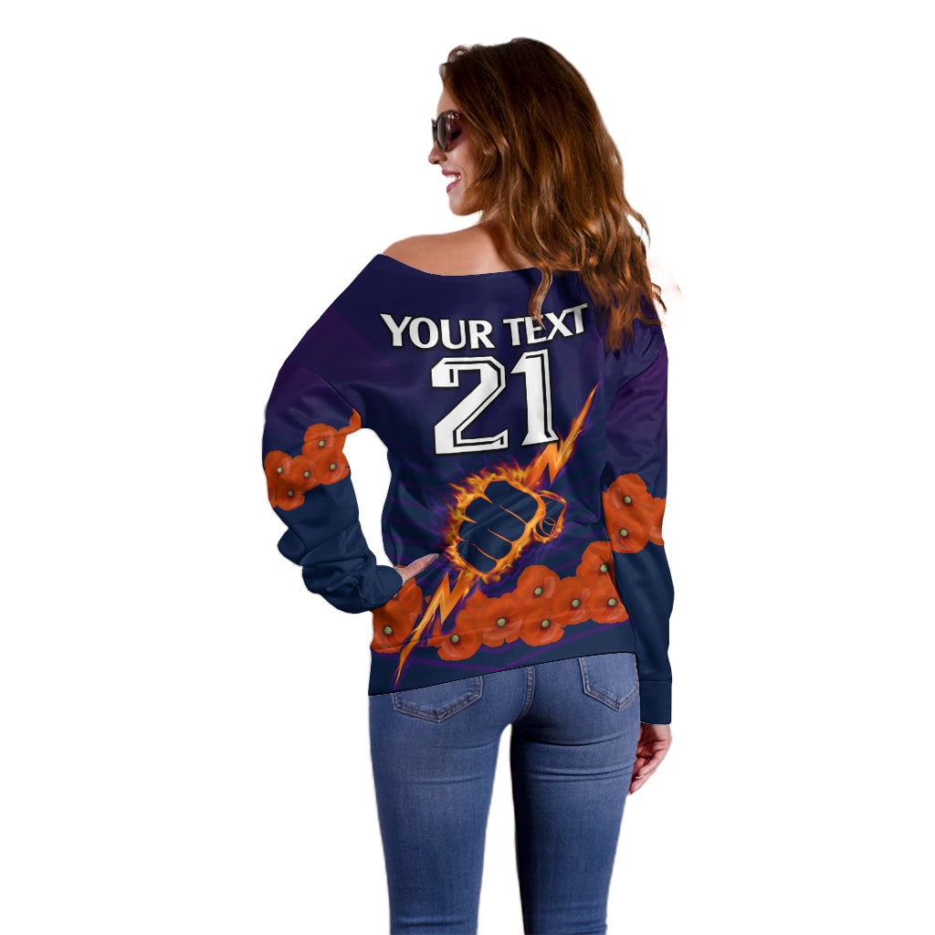 custom-text-and-number-anzac-2023-melbourne-storm-rugby-off-shoulder-sweater-poppy-flowers-sporty-style