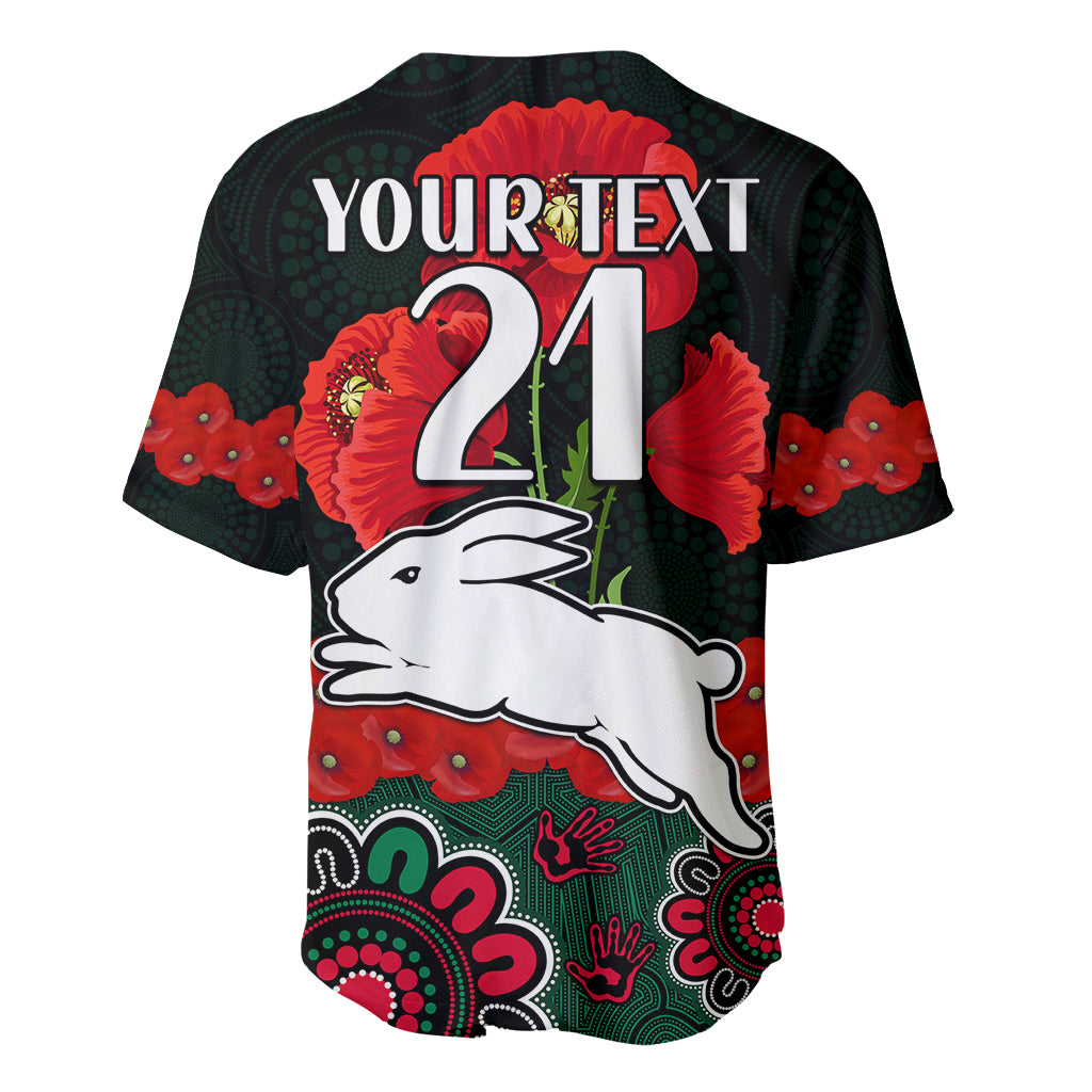 custom-text-and-number-anzac-2023-nrl-rabbitohs-rugby-baseball-jersey-the-bunnies-1908-poppy-flowers-mixed-aboriginal