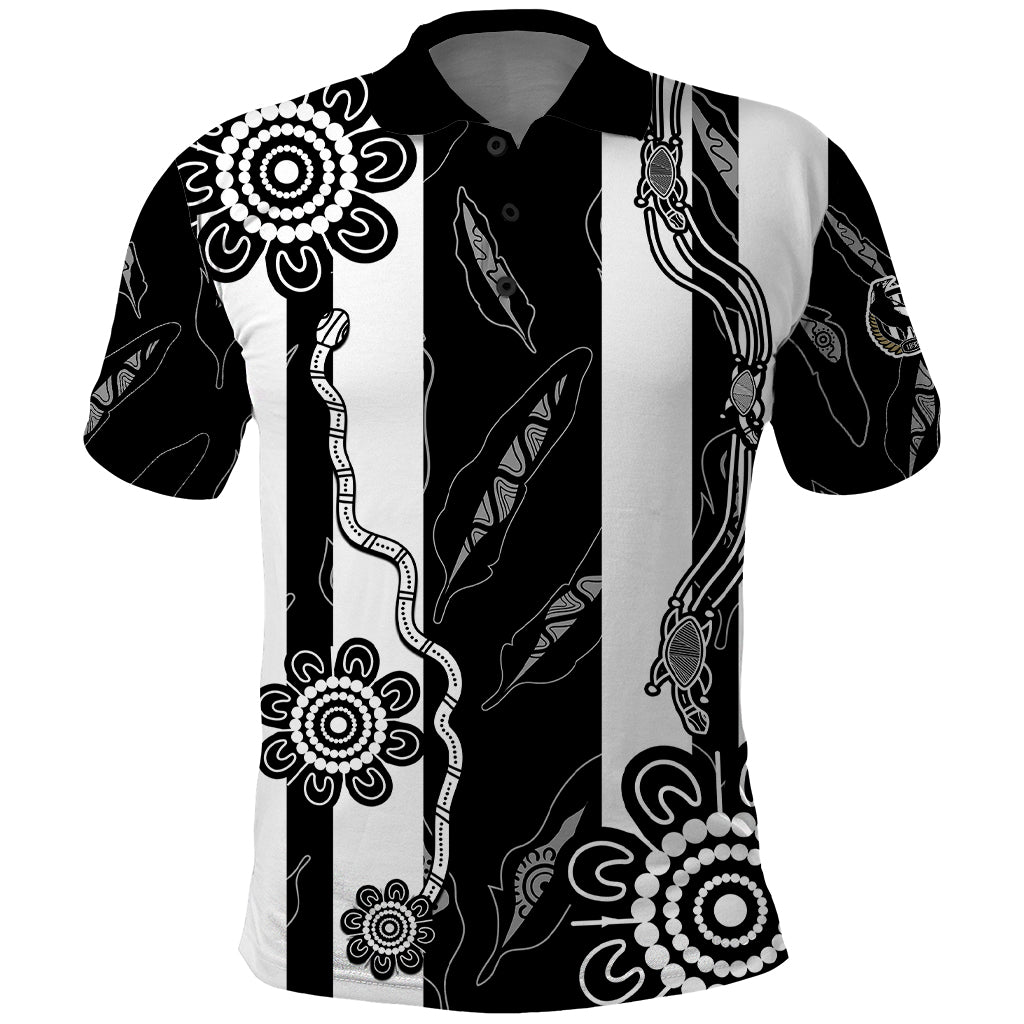 collingwood-football-polo-shirt-proud-to-be-magpies-aboriginal-version