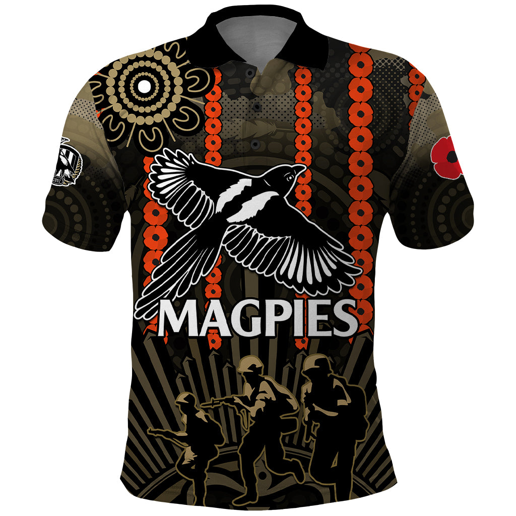 anzac-collingwood-football-polo-shirt-proud-to-be-magpies-poppy-flowers-and-aboriginal-version