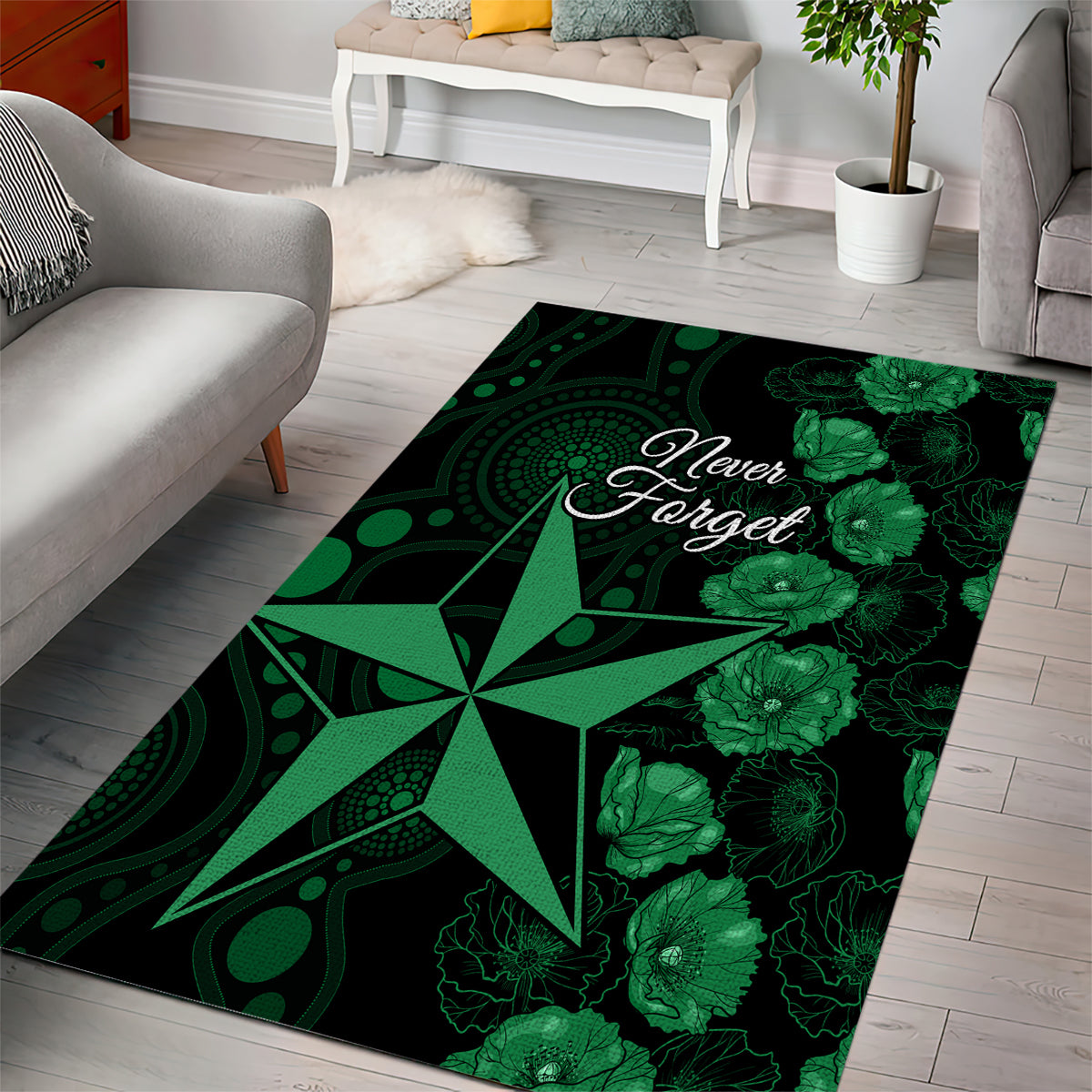 stars-cricket-never-forget-custom-area-rug-anzac-day-with-poppy-aboriginal