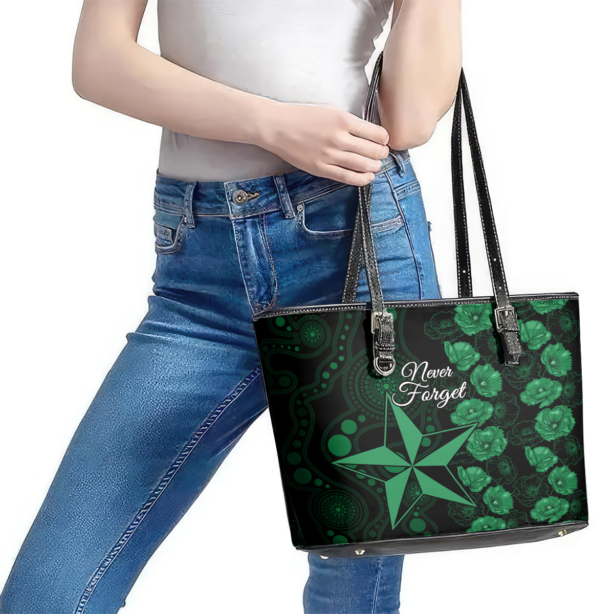 stars-cricket-never-forget-custom-leather-tote-bag-anzac-day-with-poppy-aboriginal