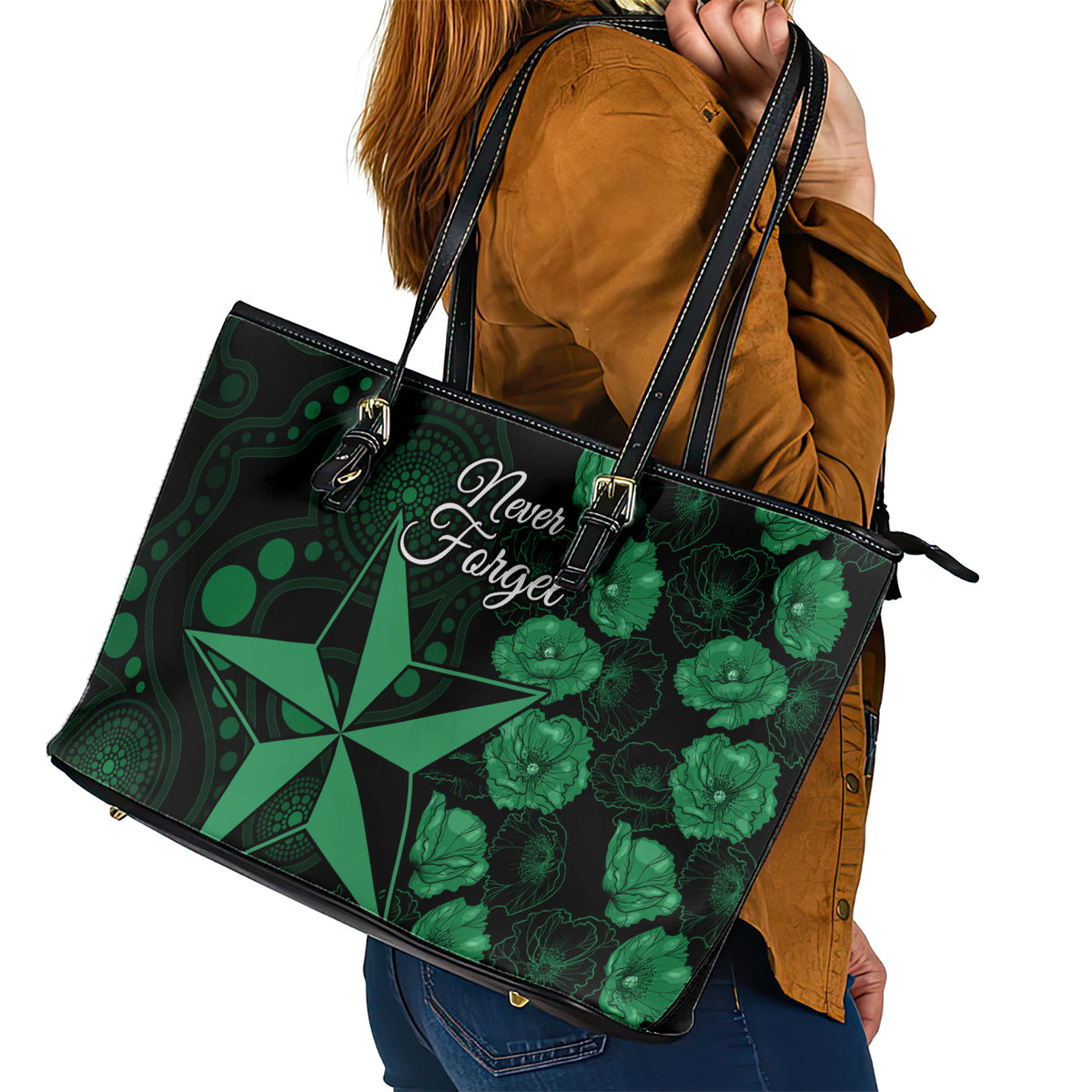 stars-cricket-never-forget-custom-leather-tote-bag-anzac-day-with-poppy-aboriginal