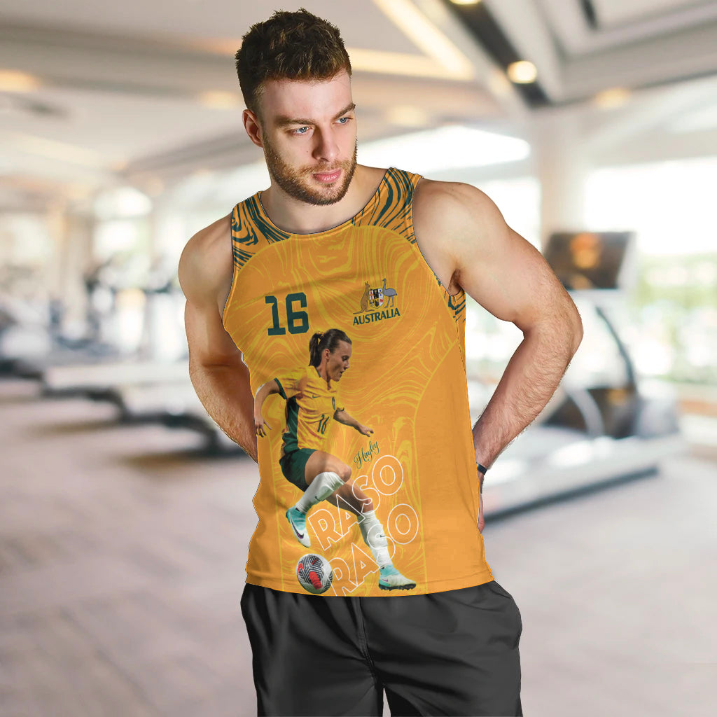 Hayley Raso Australia Matildas Men Tank Top