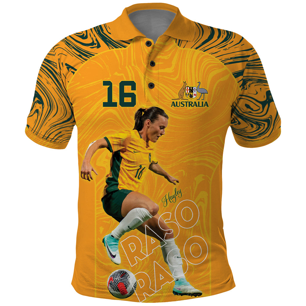 Hayley Raso Australia Matildas Polo Shirt