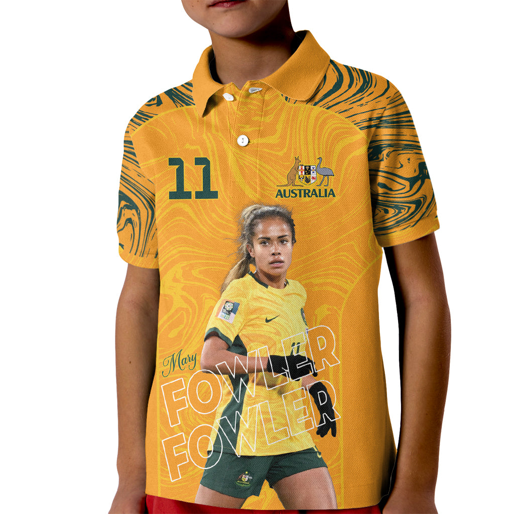 Mary Fowler Australian Matildas Kid Polo Shirt