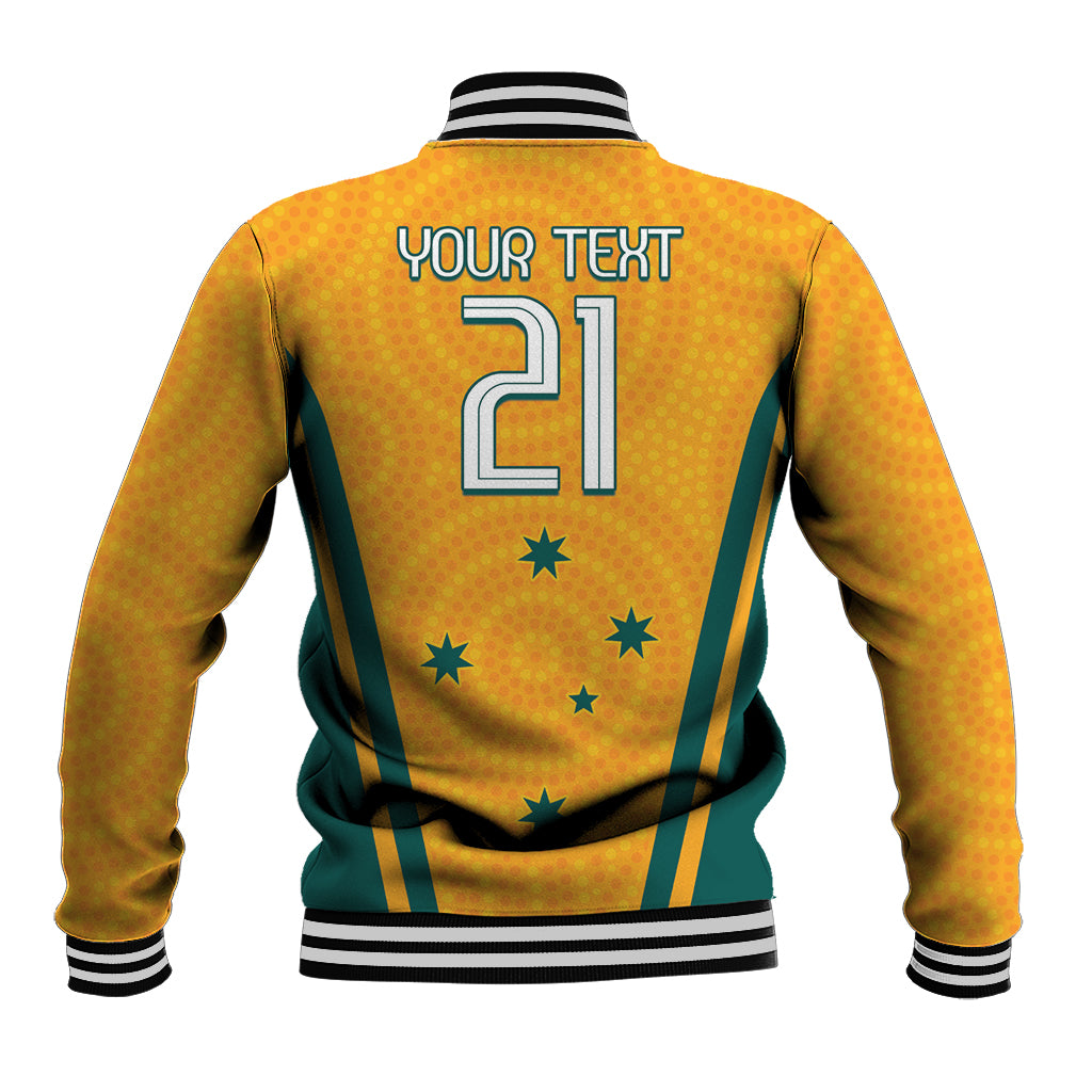 Custom Australia Rugby Baseball Jacket Wallabies Mascots Sporty Version