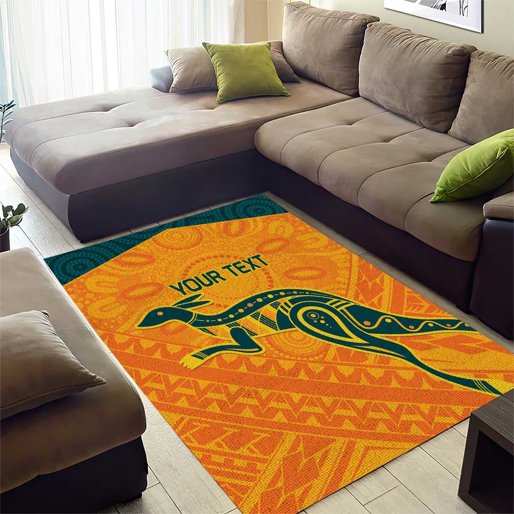 Custom Australia Rugby Area Rug Summer Paris 2024