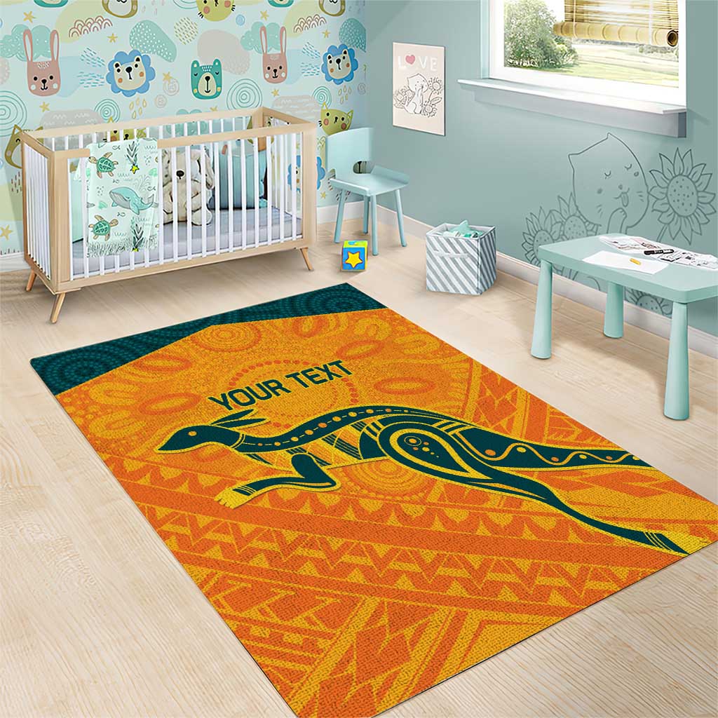 Custom Australia Rugby Area Rug Summer Paris 2024