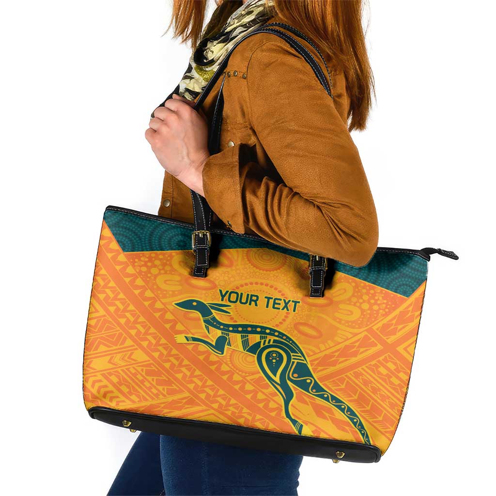 Custom Australia Rugby Leather Tote Bag Summer Paris 2024