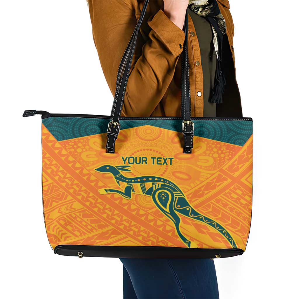 Custom Australia Rugby Leather Tote Bag Summer Paris 2024