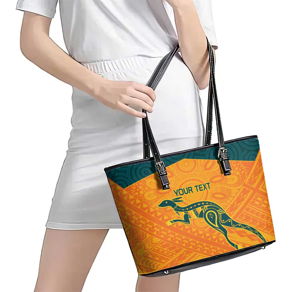 Custom Australia Rugby Leather Tote Bag Summer Paris 2024