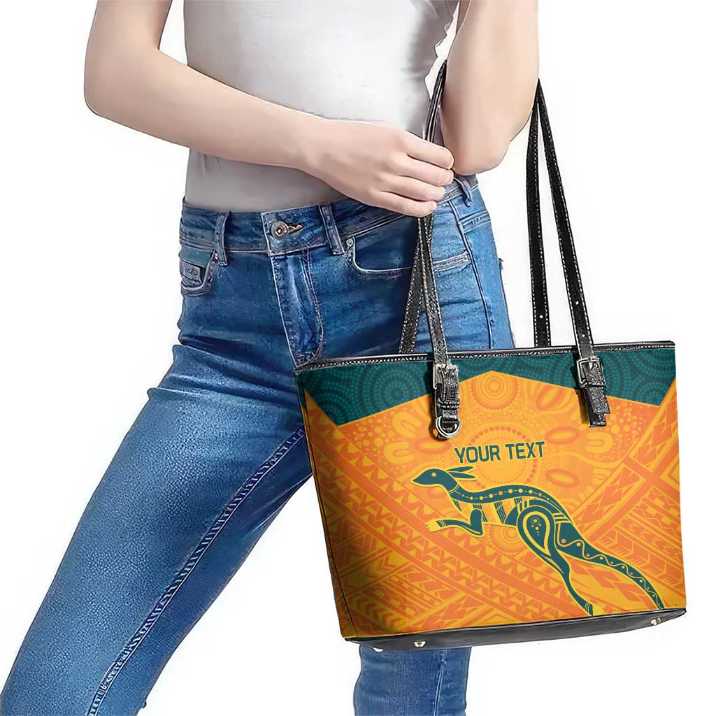 Custom Australia Rugby Leather Tote Bag Summer Paris 2024