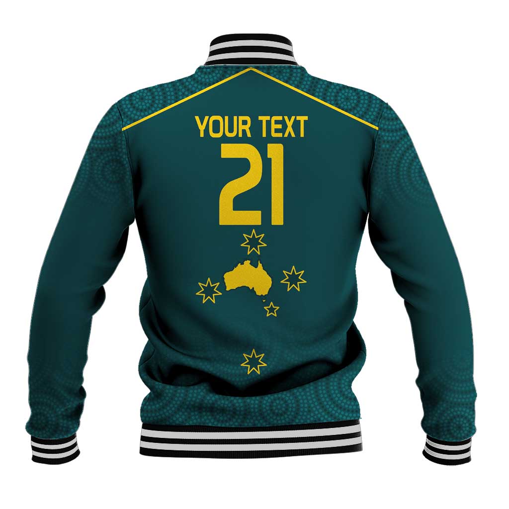 Custom Australia Rugby Baseball Jacket Proud of Aussie Kangaroo