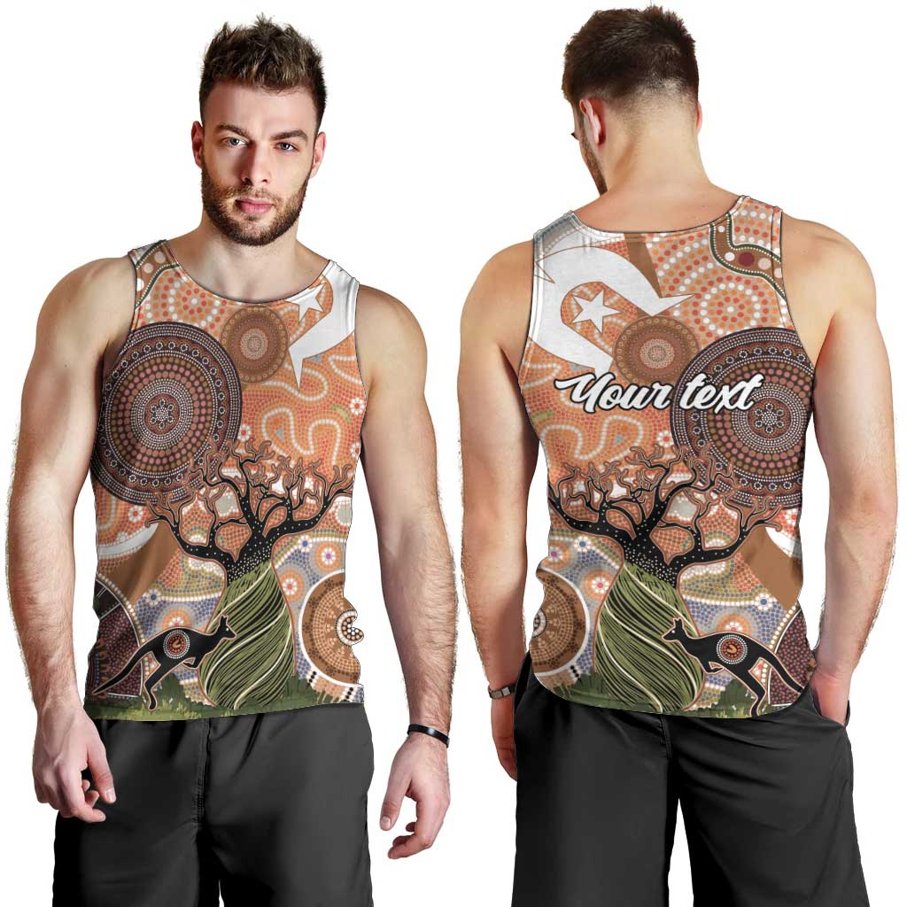 Aboriginal-Islanders NAIDOC Week Personalised Men Tank Top Aboriginal Indigenous Art